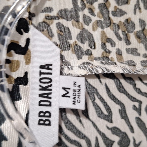 BB Dakota silky shorts pajama set - M - animal print - Picture 7 of 10